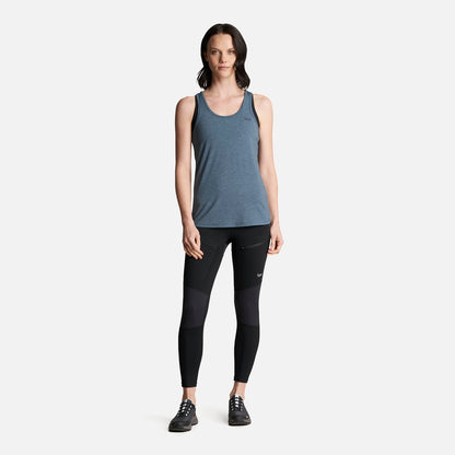 Polera Mujer Summit UV-Stop Tank Azul Grisaceo Lippi