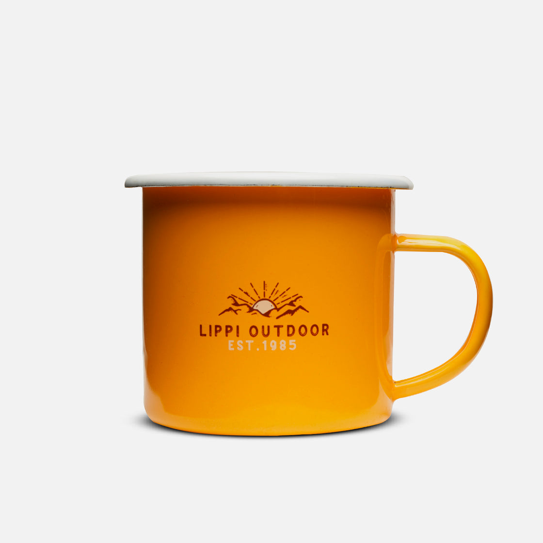 Tazón Unisex Mountain Vintage Mug Amarillo Lippi