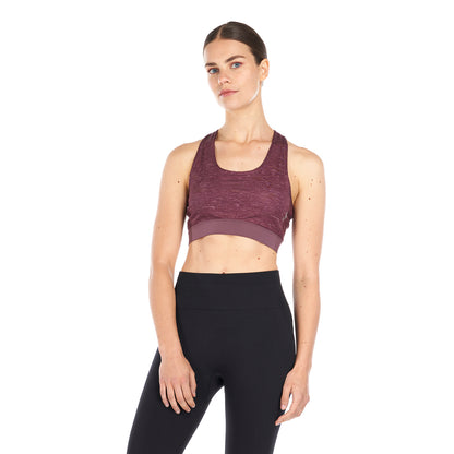 Peto Mujer In-Motion Crossback Bra Melange Lila Lippi