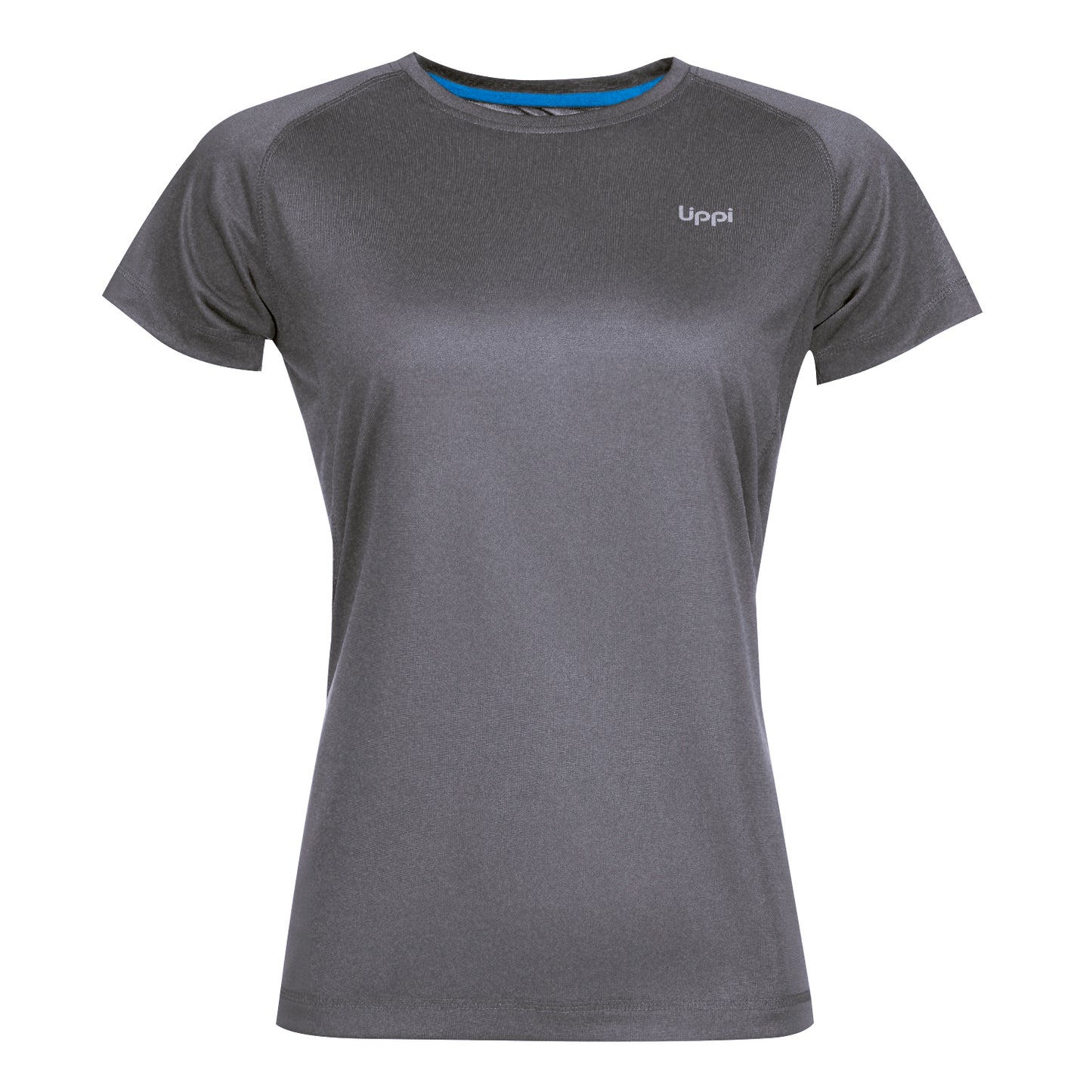 Polera Mujer Core Q-Dry T-Shirt Melange Grafito Lippi