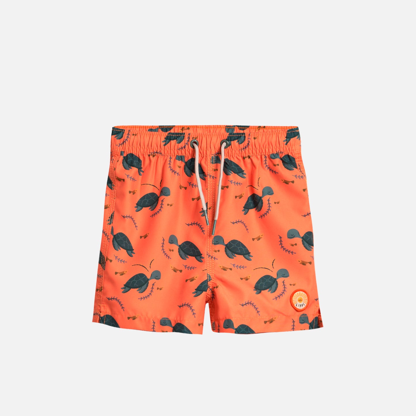 Short Baby Boy Beluga Swimwear Print Mostaza Lippi