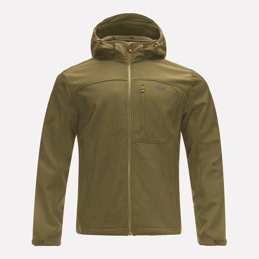 Chaqueta Hombre Macaya Softshell Hoody Jacket Oliva Oscuro Lippi