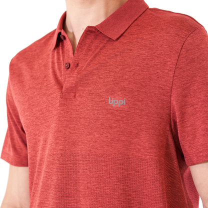 Polera Hombre B-Classic Seamless Polo Rojo Lippi