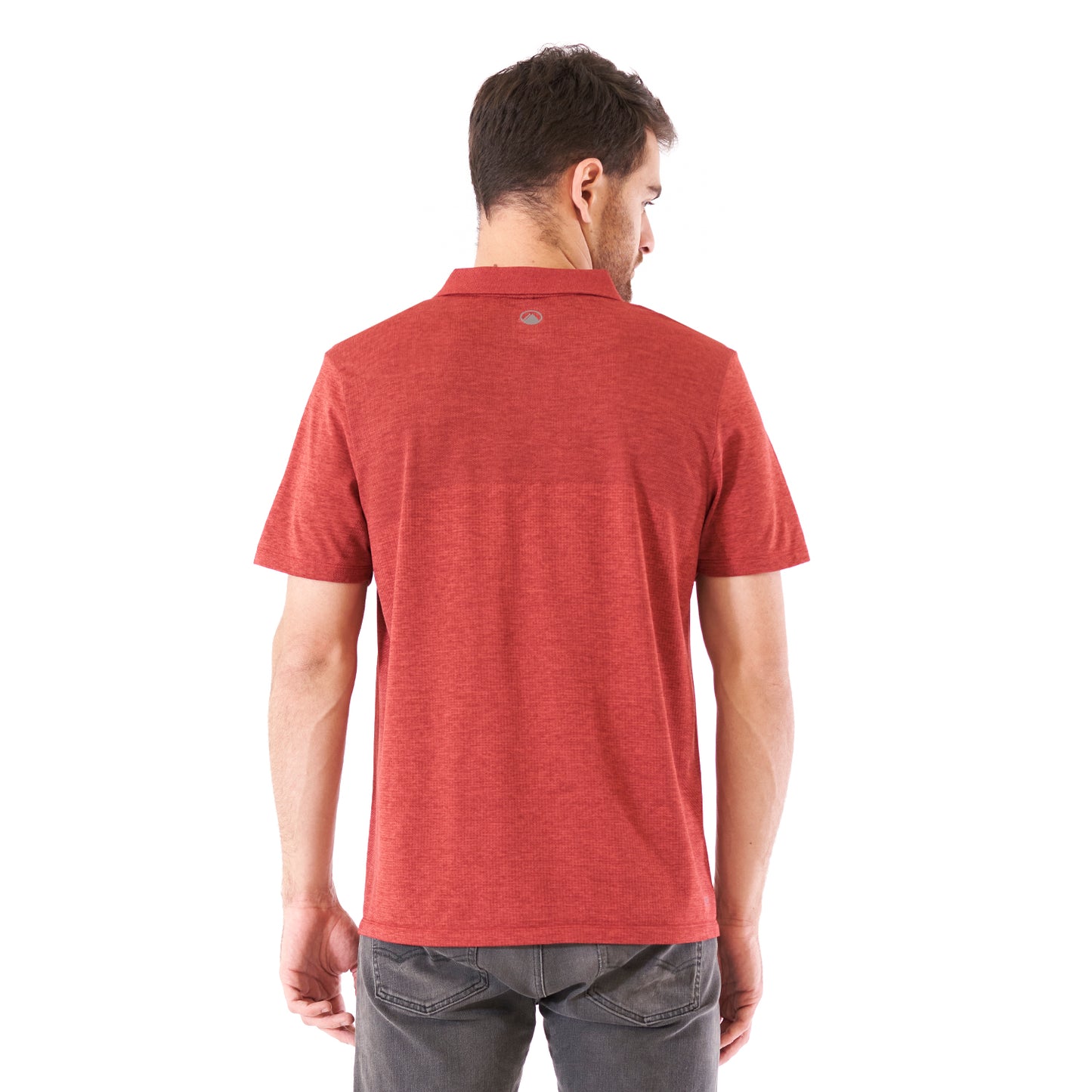 Polera Hombre B-Classic Seamless Polo Rojo Lippi