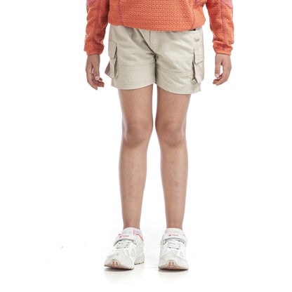 Short Niña Mini Just-Go Q-Dry Cargo Shorts Crudo Lippi