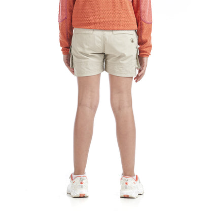 Short Niña Mini Just-Go Q-Dry Cargo Shorts Crudo Lippi