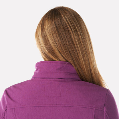 Chaqueta Mujer Macaya Softshell Hoody Jacket Melange Purpura Lippi