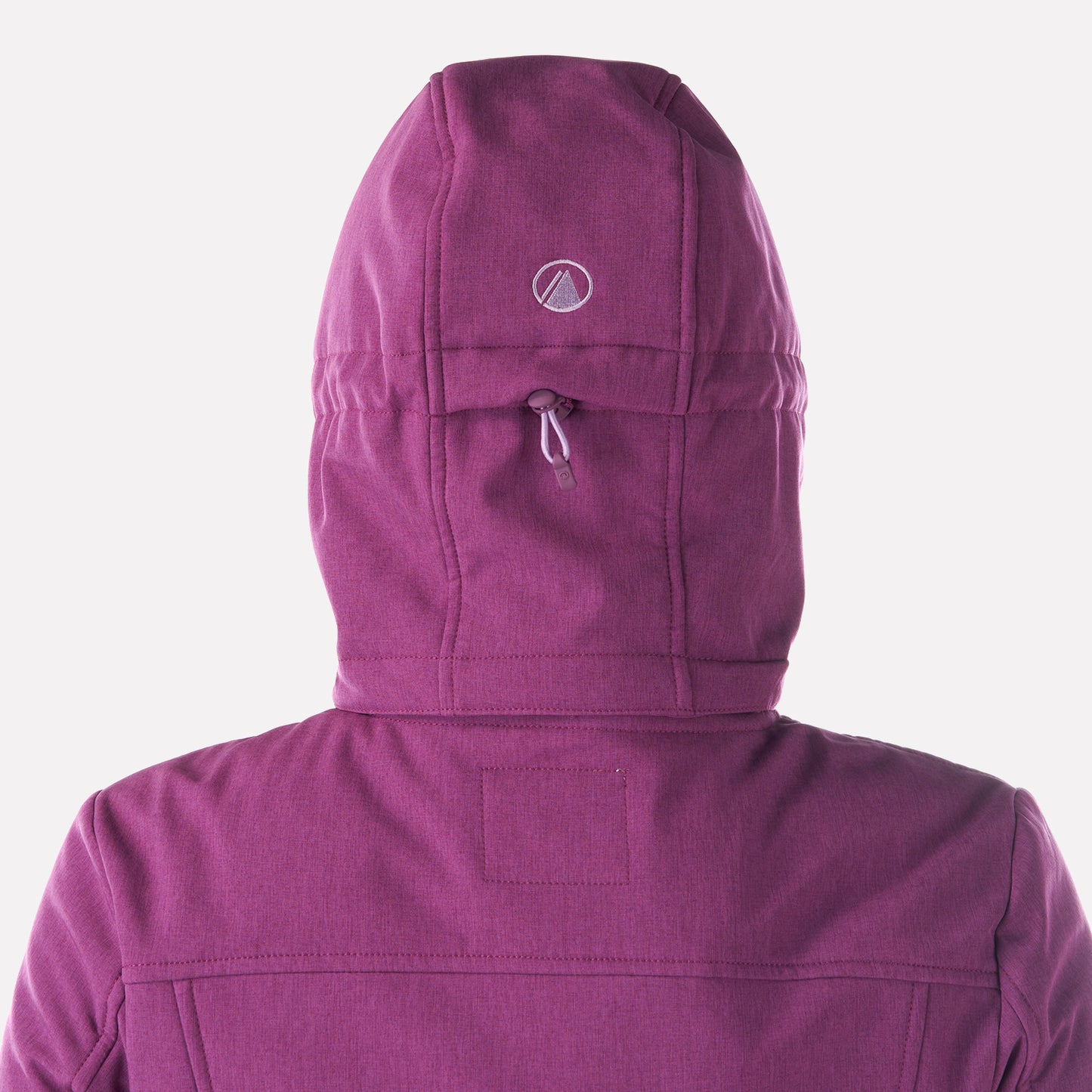 Chaqueta Mujer Macaya Softshell Hoody Jacket Melange Purpura Lippi