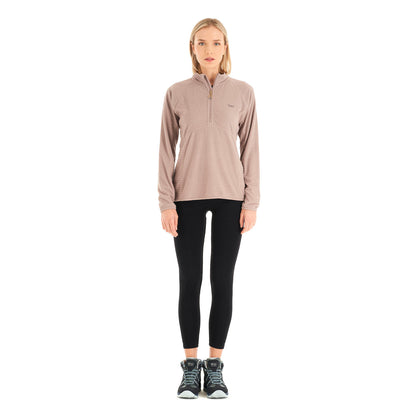 Poleron Mujer Jacaranda Nano-F 14 Zip Palo Rosa Lippi