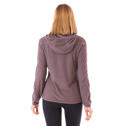 Poleron Mujer Jacaranda Nano-F 14 Zip Hoody Malva Lippi