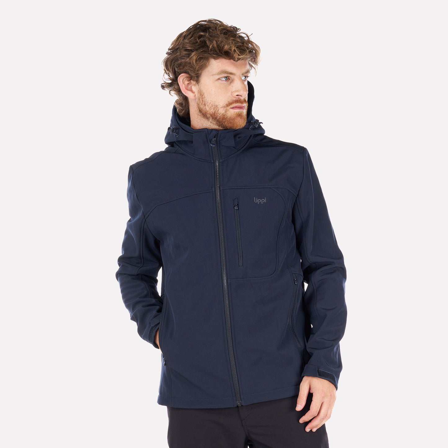 Chaqueta Hombre Macaya Softshell Hoody Jacket Azul Marino Lippi