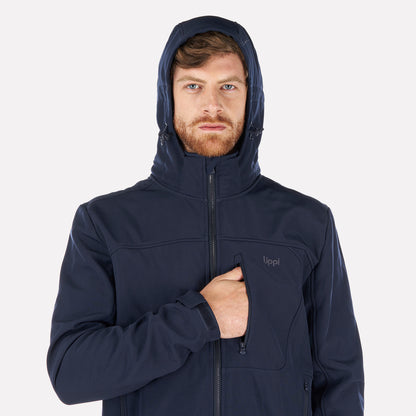 Chaqueta Hombre Macaya Softshell Hoody Jacket Azul Marino Lippi