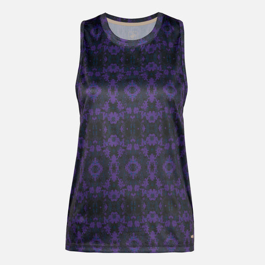 Polera Mujer Sudala Print Morado Haka Honu