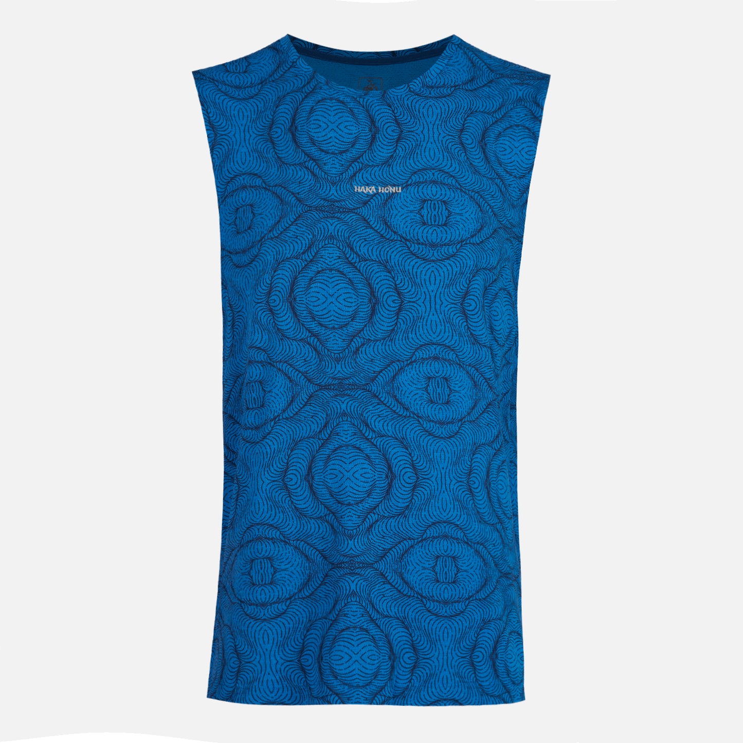 Polera Hombre Yin Ful Print Azul Haka Honu