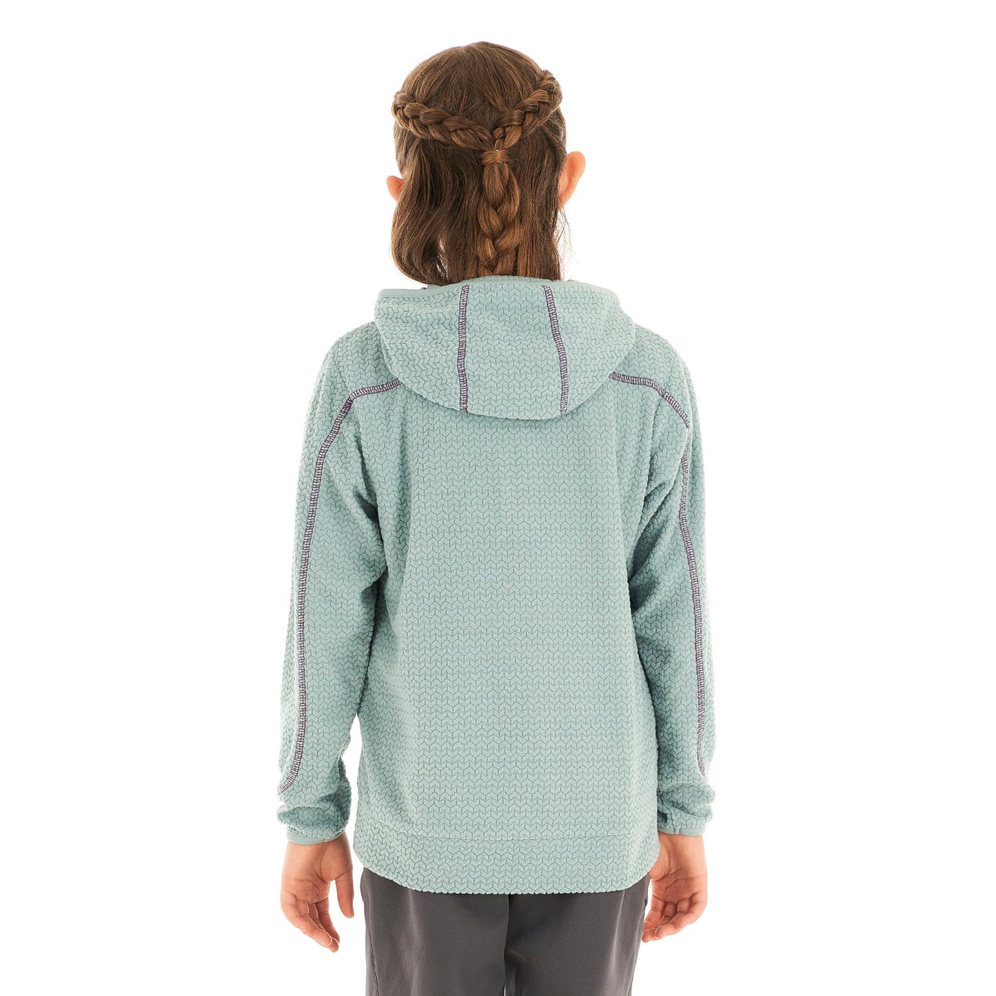 Poleron Niña Saltamontes Nano-F 14 Zip Hoody Jade Lippi