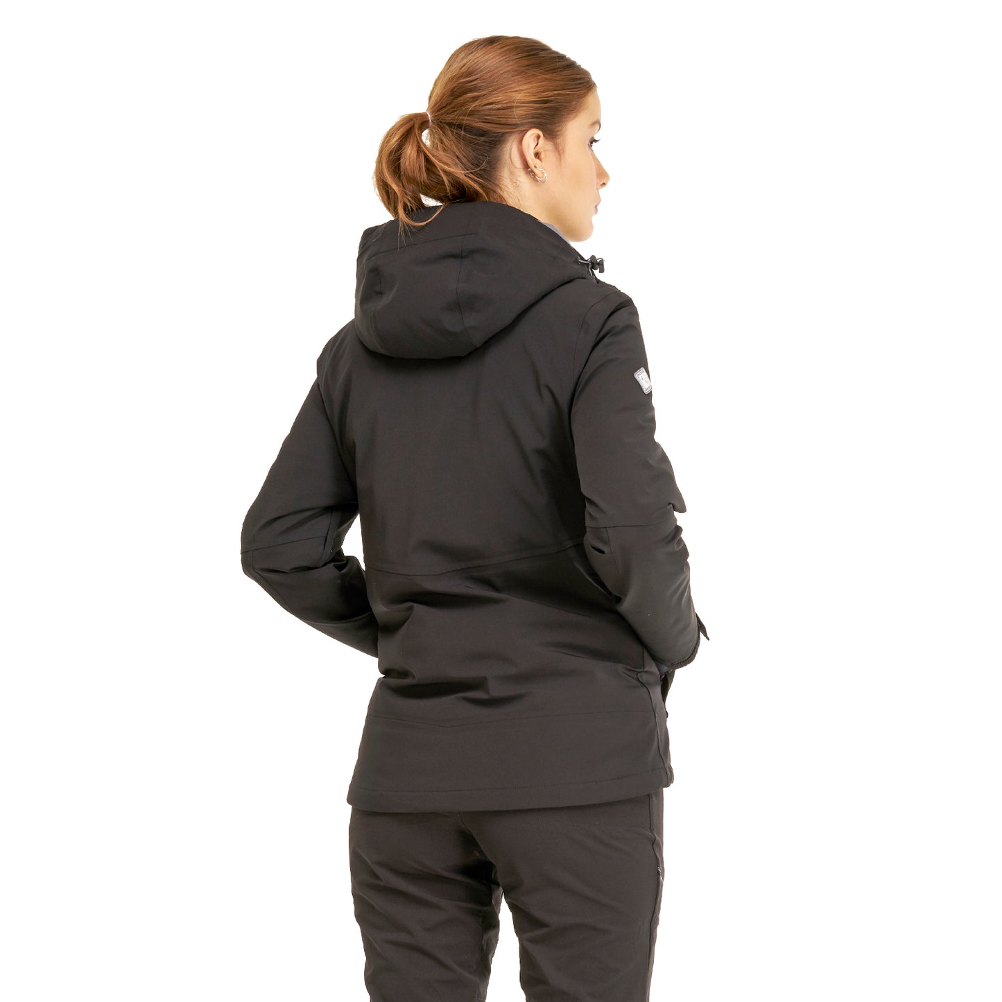 Chaqueta Mujer Andes B-Dry Hoody Jacket Negro Lippi