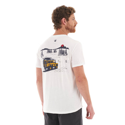 Polera Hombre Road Trip UV-Stop T-Shirt Blanco Lippi