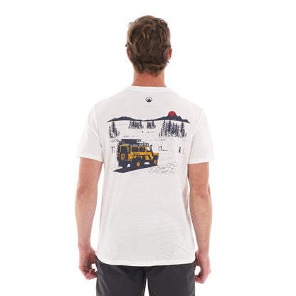 Polera Hombre Road Trip UV-Stop T-Shirt Blanco Lippi