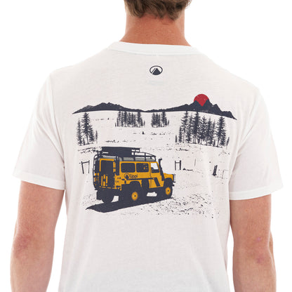 Polera Hombre Road Trip UV-Stop T-Shirt Blanco Lippi