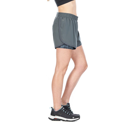 Short Mujer Go For It Shorts Azul Grisaceo Lippi