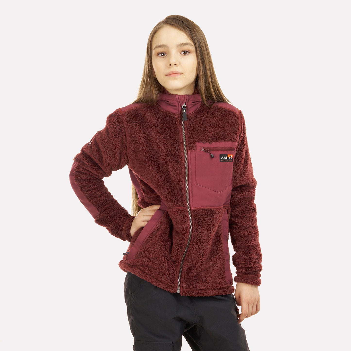 Chaqueta Teen Girl Bear Shaggy-Pro Hoody Jacket Burdeo Lippi