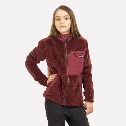 Chaqueta Teen Girl Bear Shaggy-Pro Hoody Jacket Burdeo Lippi