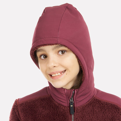 Chaqueta Teen Girl Bear Shaggy-Pro Hoody Jacket Burdeo Lippi