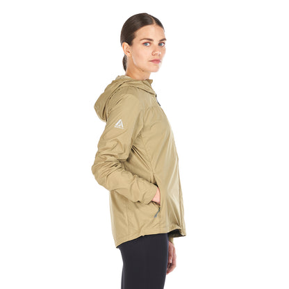 Chaqueta Mujer Spry WindBreaker Hoody Jacket Oliva Lippi