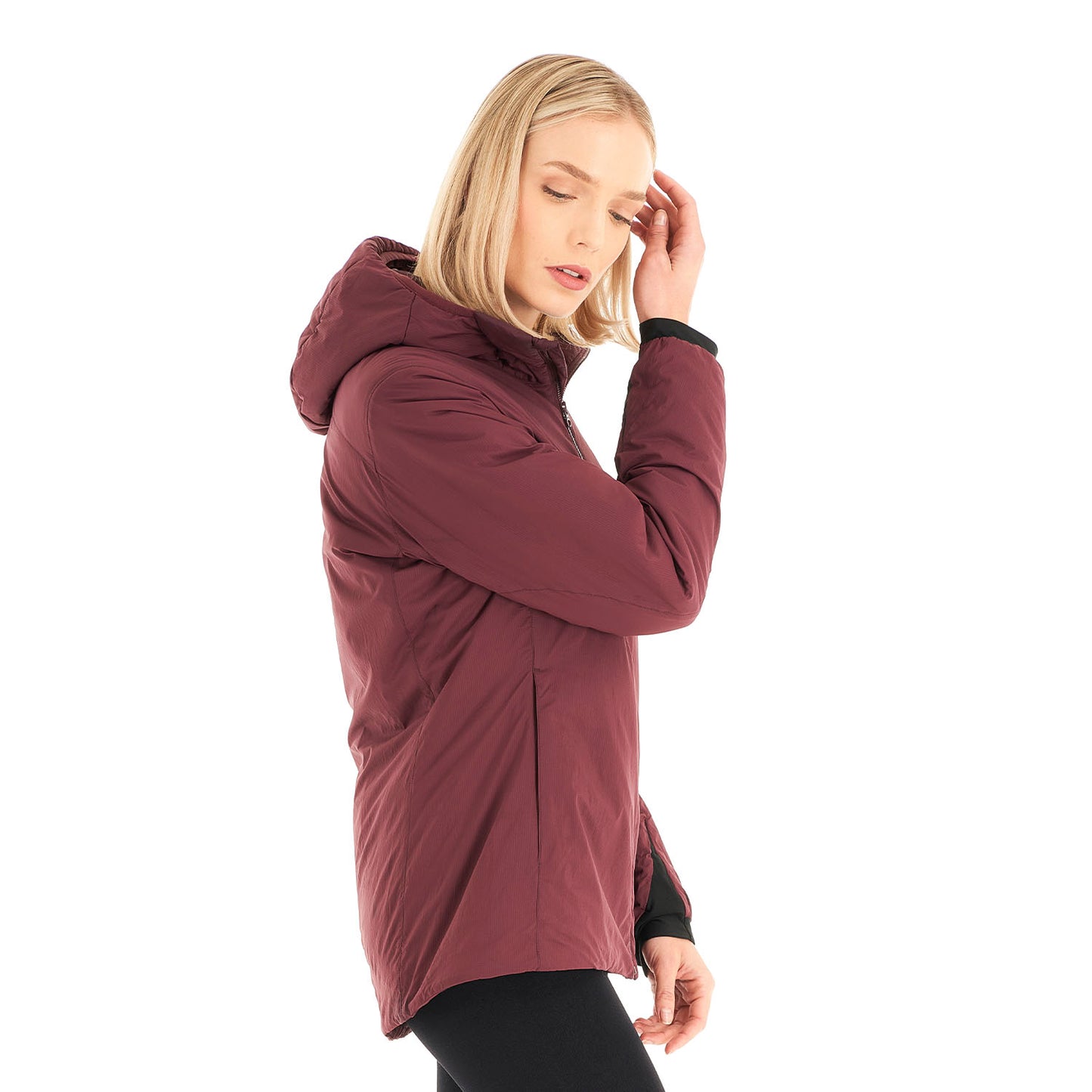 Chaqueta Mujer Spry Steam-Pro Hoody Jacket Burdeo Lippi