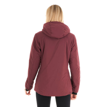 Chaqueta Mujer Spry Steam-Pro Hoody Jacket Burdeo Lippi