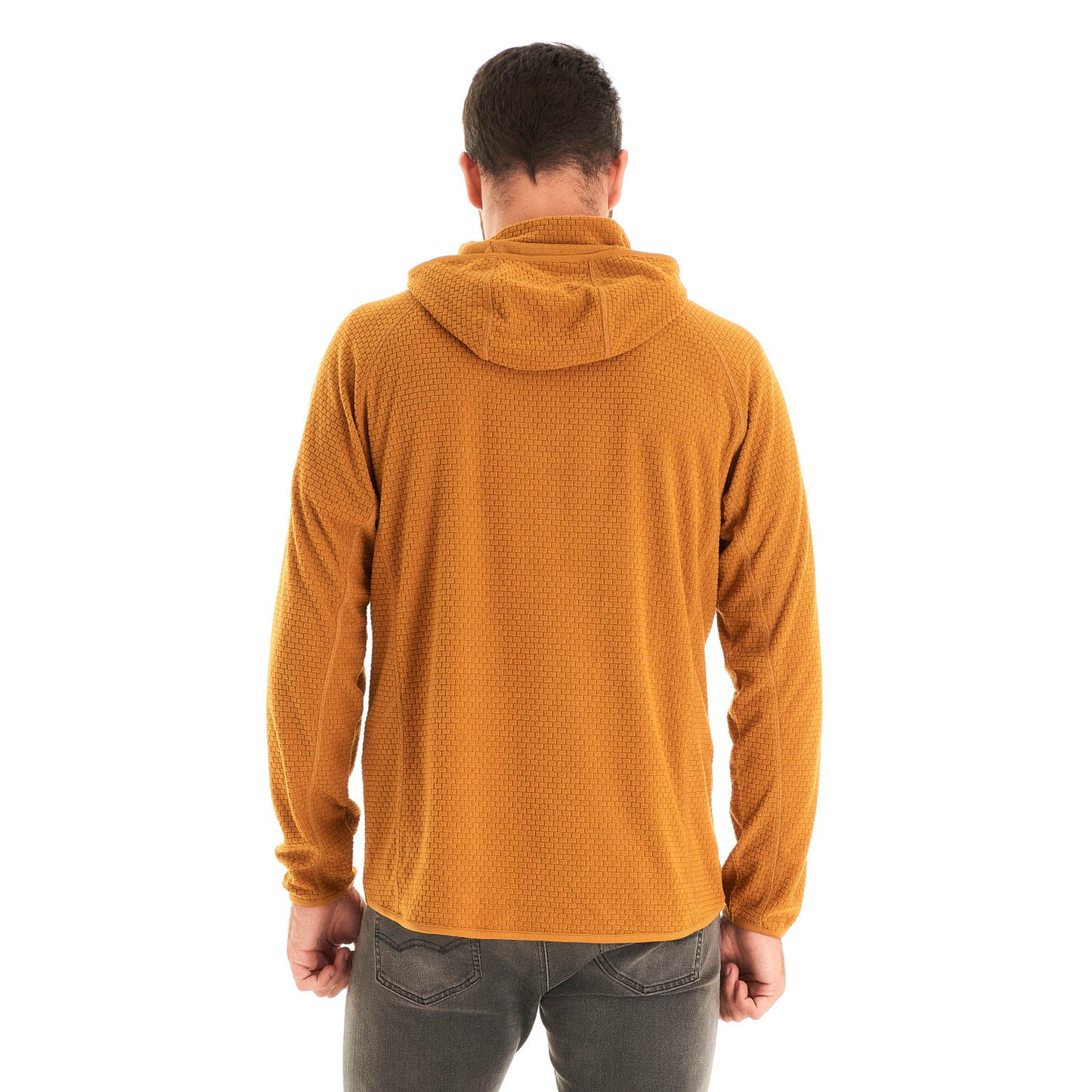 Poleron Hombre Jacaranda Nano-F 14 Zip Hoody Mostaza Lippi