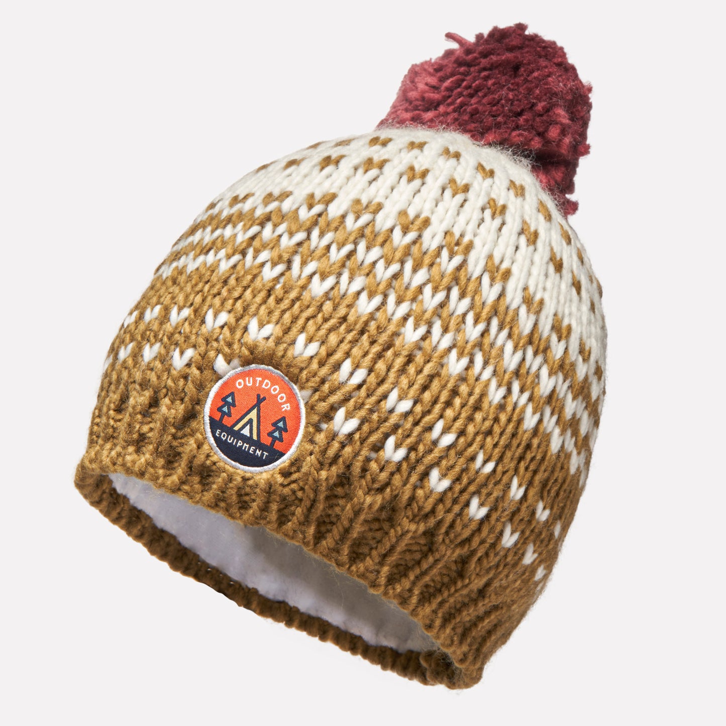 Gorro Mini Zermatt Pom Beanie Café Pardo Lippi