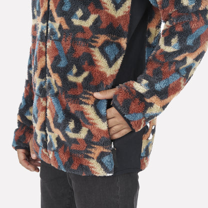 Chaqueta Hombre Calur-oso Print Terracota Haka Honu