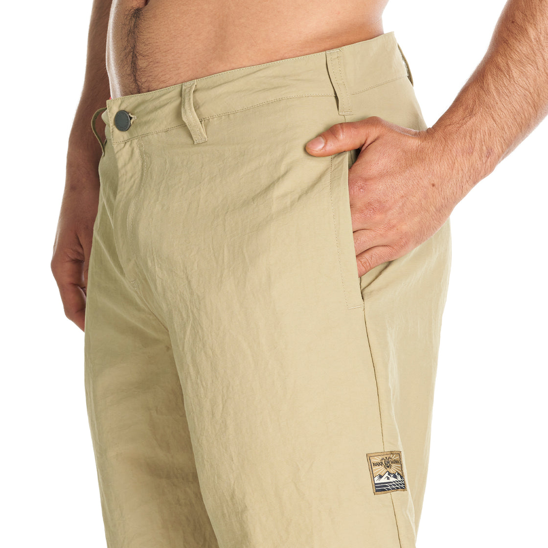 Short Hombre Triangulo de las bermudas Beige Haka Honu