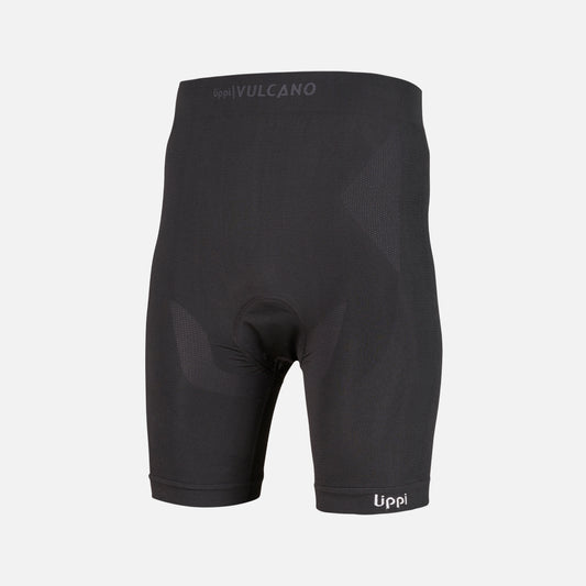 Calza Hombre 4 Bike Seamless Short Negro Lippi