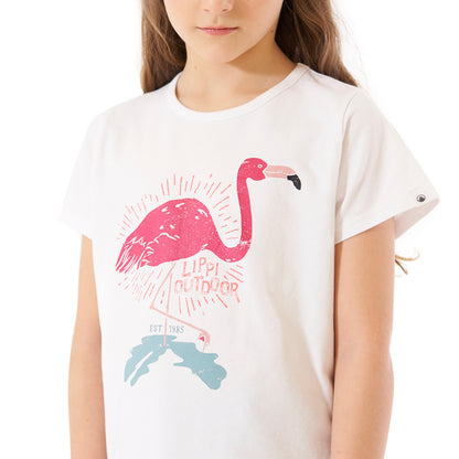 Polera Niña Country UV-Stop T-Shirt Blanco Lippi