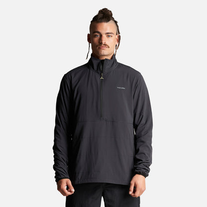 Poleron Hombre Del Sur 1/4 Zip Sin Capucha  Negro Haka Honu