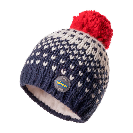 Gorro Mini Zermatt Pom Beanie Azul Noche Lippi