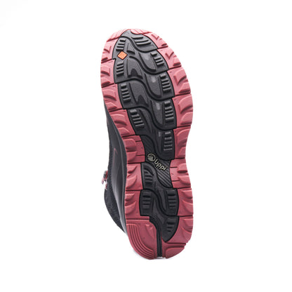 Botín Mujer Light Rock Mid II Negro Rosa Lippi