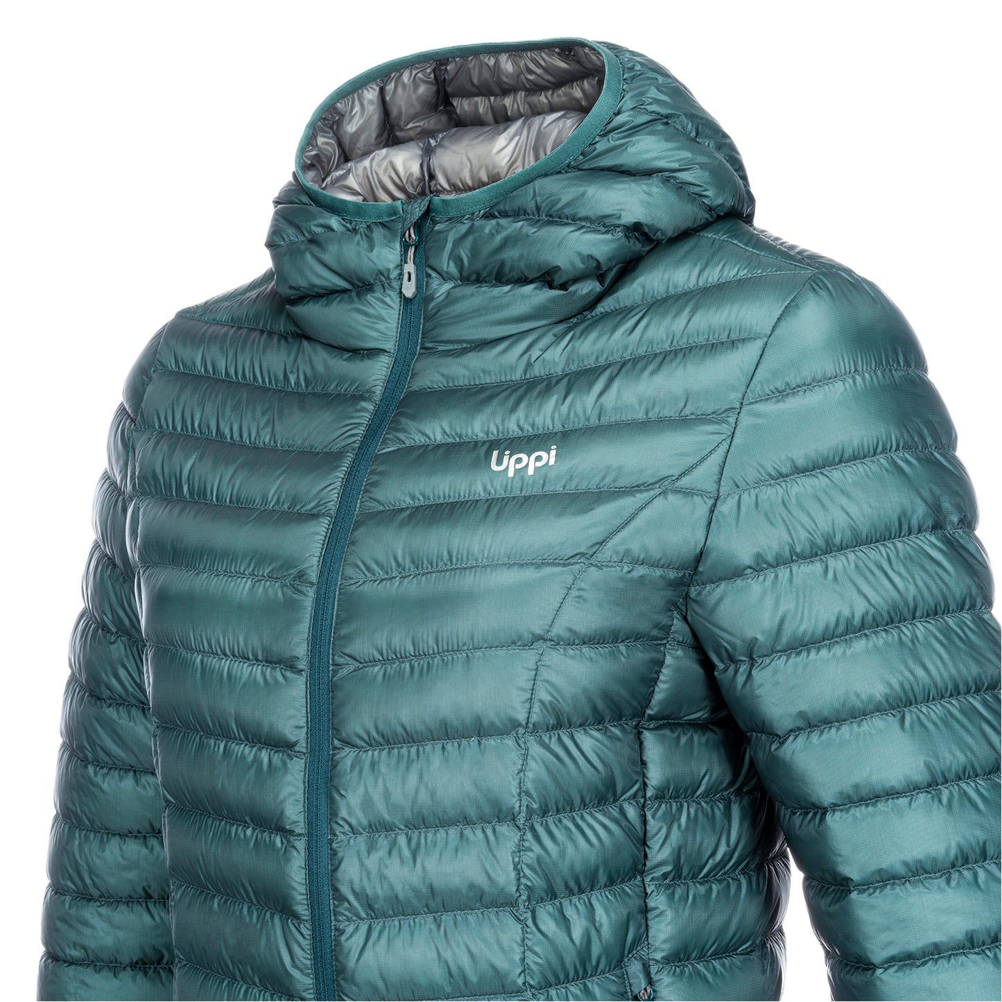 Chaqueta Mujer Peak Down Hoody Jacket Turquesa Lippi