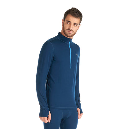 Primera Capa Hombre Skintec 3000 1/4 Zip Azul Oscuro Lippi