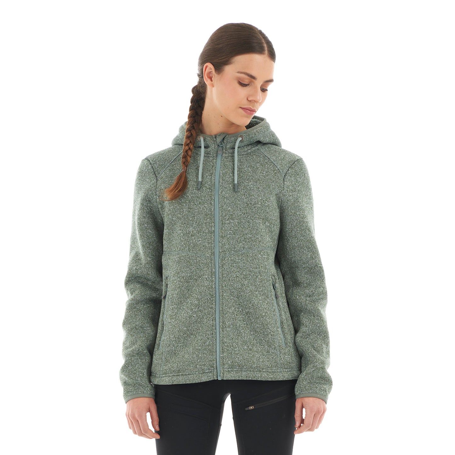 Chaqueta Mujer Sense Blend-Pro Hoody Jacket Melange Laurel Lippi