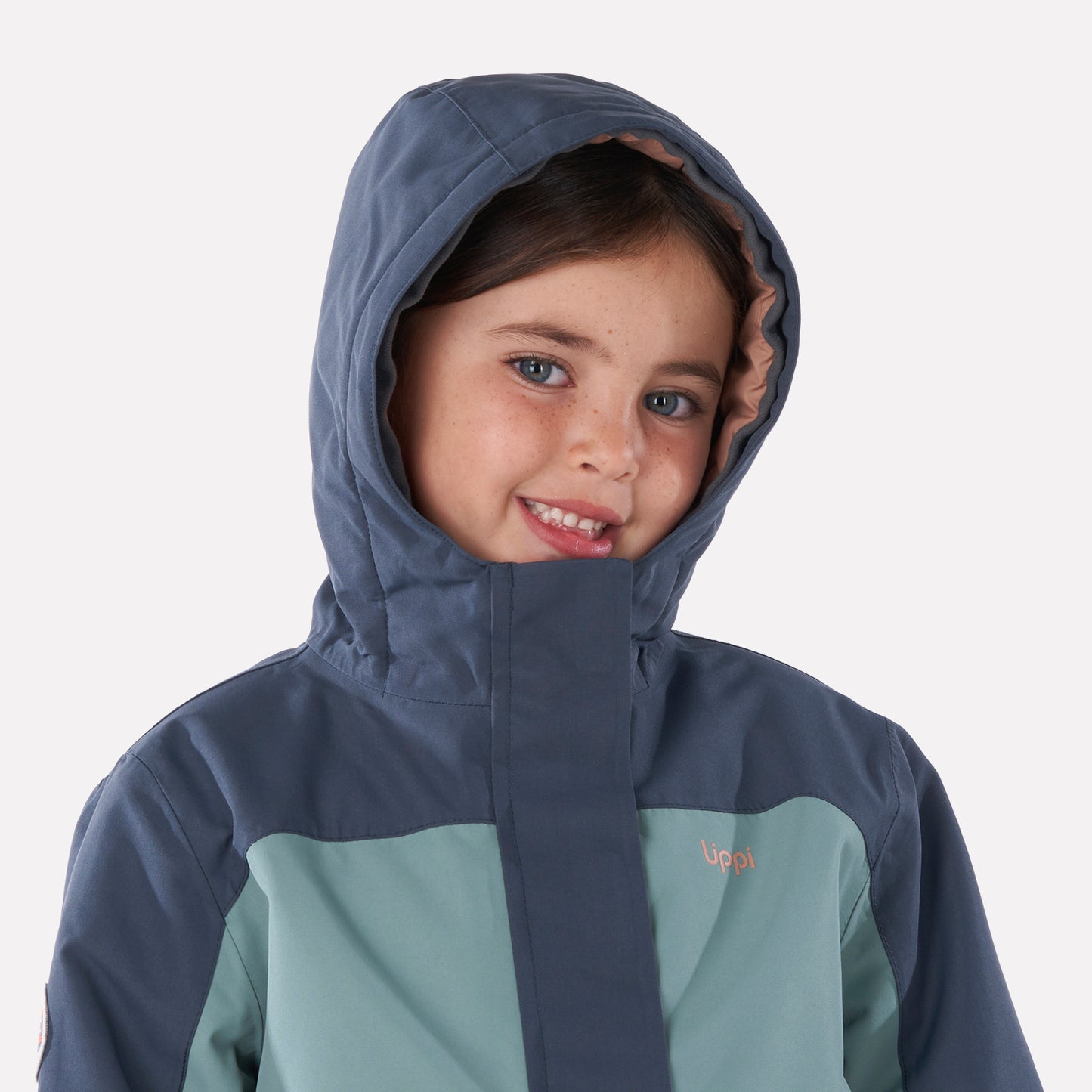 Chaqueta Niña Andes Snow B-Dry Hoody Jacket Jade Oscuro Lippi