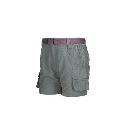 Short Niña Mini Just-Go Q-Dry Cargo Shorts Verde Grisaceo Lippi