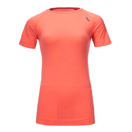 Primera Capa Mujer Skintec 1000 Seamless Short Sleeve Coral Lippi