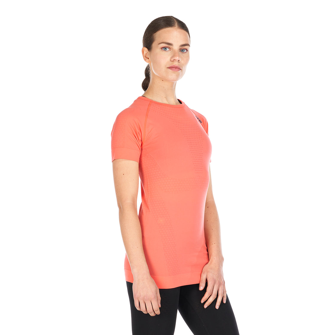 Primera Capa Mujer Skintec 1000 Seamless Short Sleeve Coral Lippi