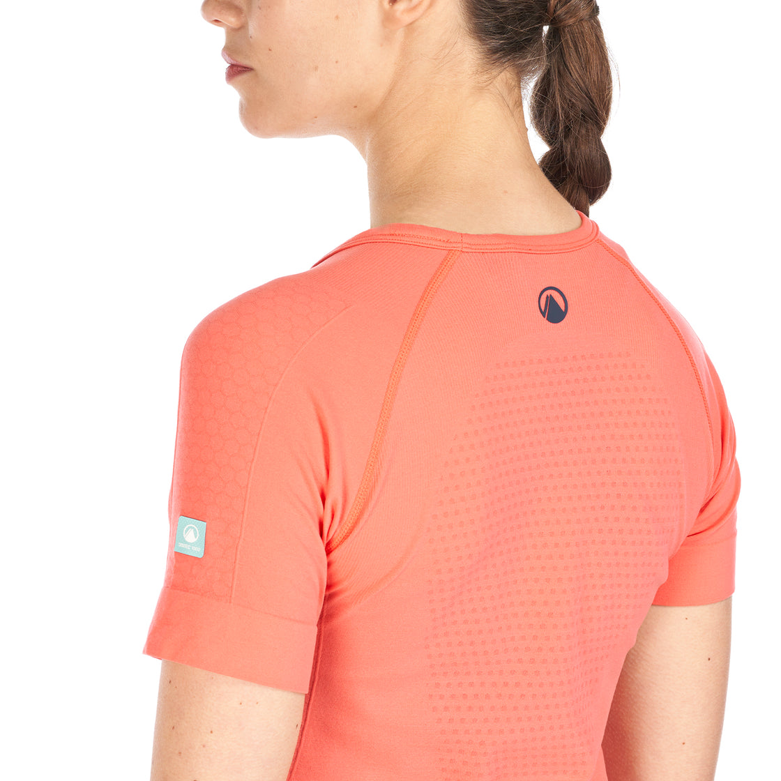 Primera Capa Mujer Skintec 1000 Seamless Short Sleeve Coral Lippi