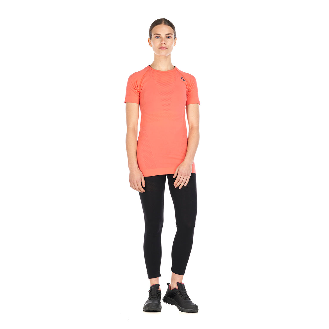 Primera Capa Mujer Skintec 1000 Seamless Short Sleeve Coral Lippi