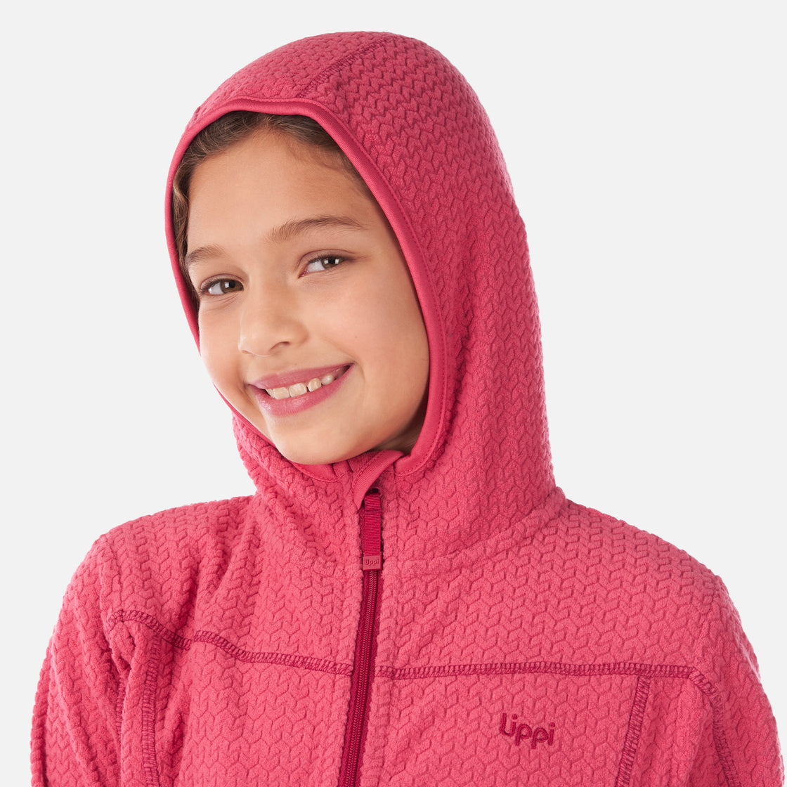 Poleron Niña Saltamontes Nano-F 14 Zip Hoody Rosado Lippi