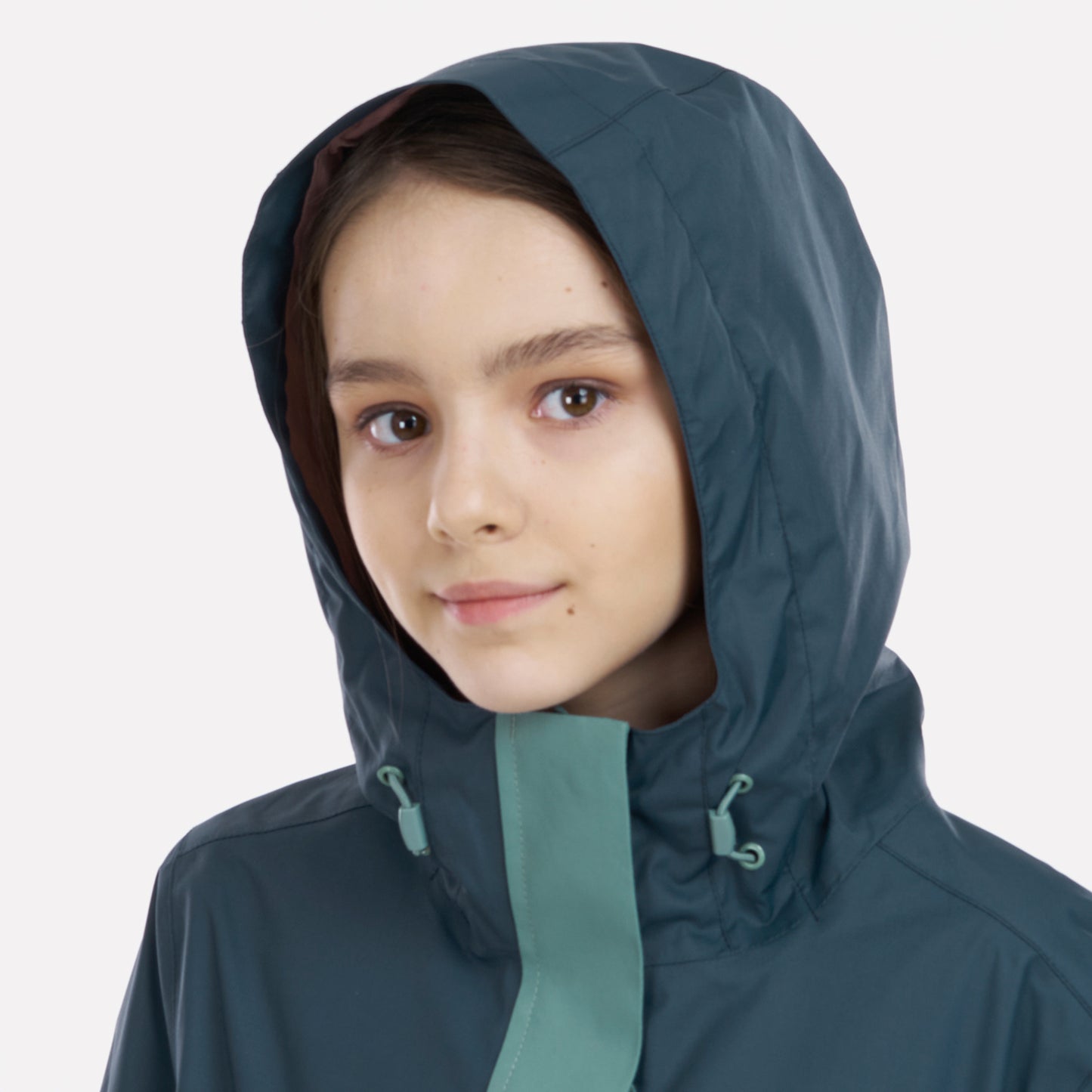 Chaqueta Teen Girl Blizzard B-Dry Hoody Jacket Jade Oscuro Azul Piedra Lippi